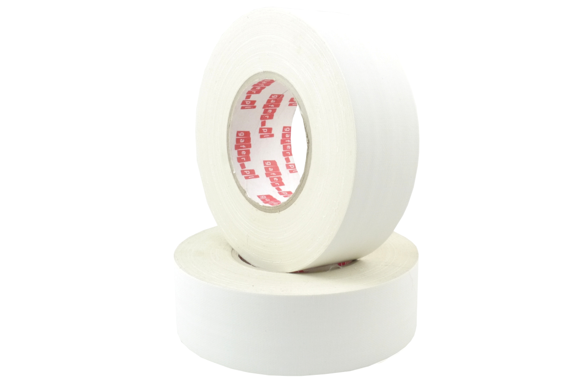 MAX Matt Gaffer Tape 50mm x 50m Vit - Gafer.pl | Bellalite
