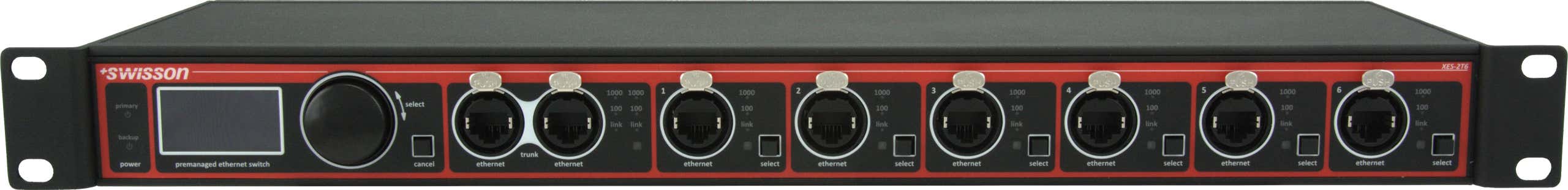 XES-2T6, 2+6 port Ethernet Gigabit Switch Premanaged - Swisson | Bellalite XES-2T6, 2+6 port Ethernet Gigabit Switch Premanaged - Swisson | Bellalite