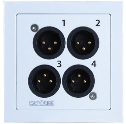 CatCore Wallmount Panel XLR Vit - CatCore | Bellalite CatCore Wallmount Panel XLR Vit - CatCore | Bellalite