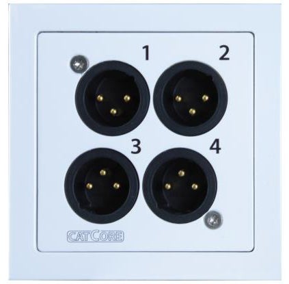 CatCore Wallmount Panel XLR Vit - CatCore | Bellalite CatCore Wallmount Panel XLR Vit - CatCore | Bellalite