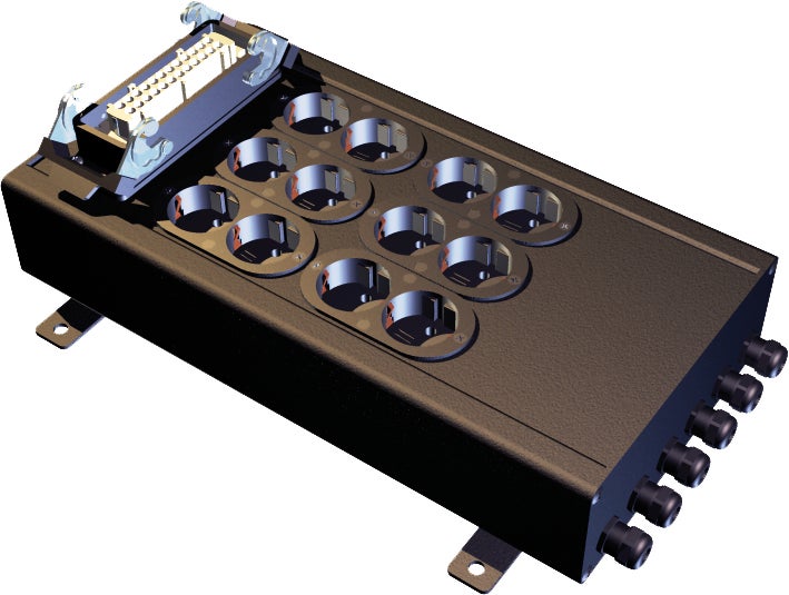 Uttagsbox Hexi Schuko/Harting - HEXI | Bellalite