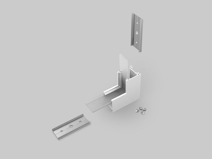 Topmet 90° Stående Skarv LINEA20 - TOPMET | Bellalite Topmet 90° Stående Skarv LINEA20 - TOPMET | Bellalite