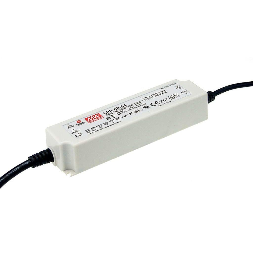Mean Well LPF-60-24 BASIC 24V 60W IP67  - Mean Well | Bellalite