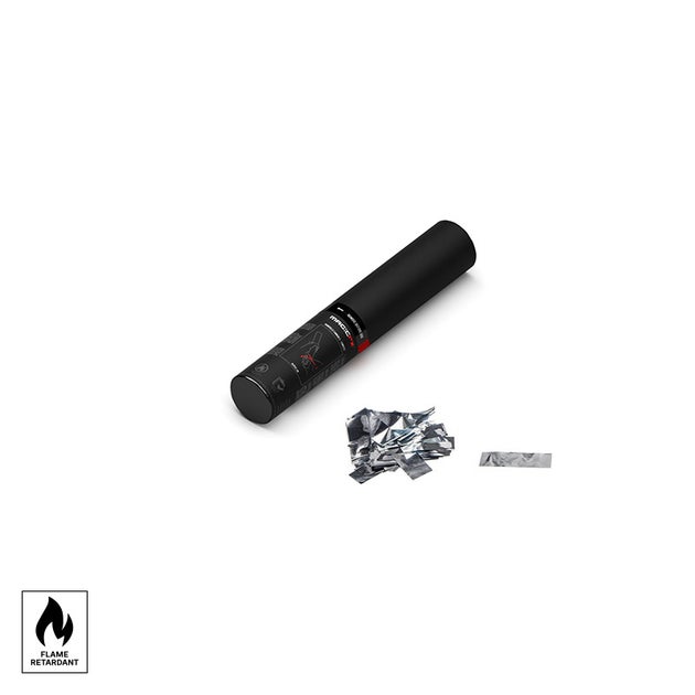 MAGICFX® Handheld Confetti Cannon 28cm Silver Metallic - MagicFX | Bellalite MAGICFX® Handheld Confetti Cannon 28cm Silver Metallic - MagicFX | Bellalite