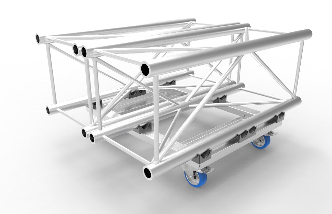 Admiral Dolly Strong Boy Combi 4x 100mm bromsade hjul - Admiral Staging | Bellalite