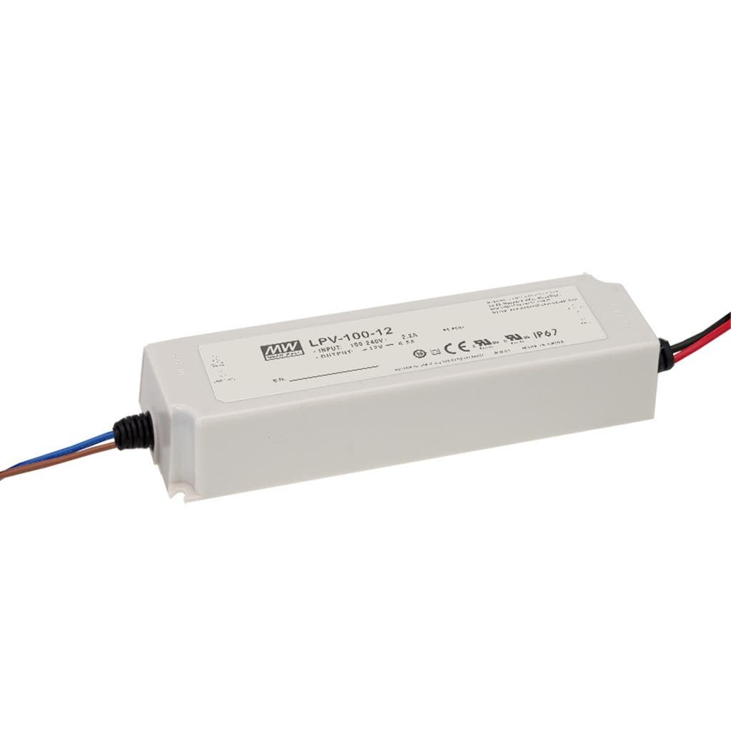 Mean Well LPV-100-12 ECO 12V 100W IP67 - Mean Well | Bellalite Mean Well LPV-100-12 ECO 12V 100W IP67 - Mean Well | Bellalite