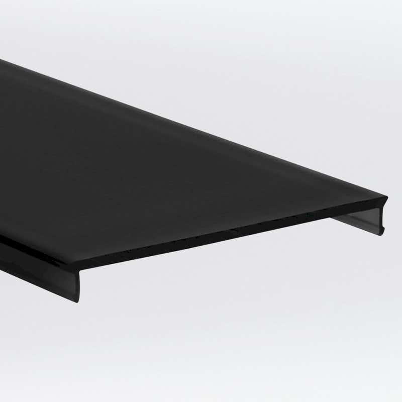 Plastic Cover L-Line Flat, 3m Svart - PROLED | Bellalite Plastic Cover L-Line Flat, 3m Svart - PROLED | Bellalite