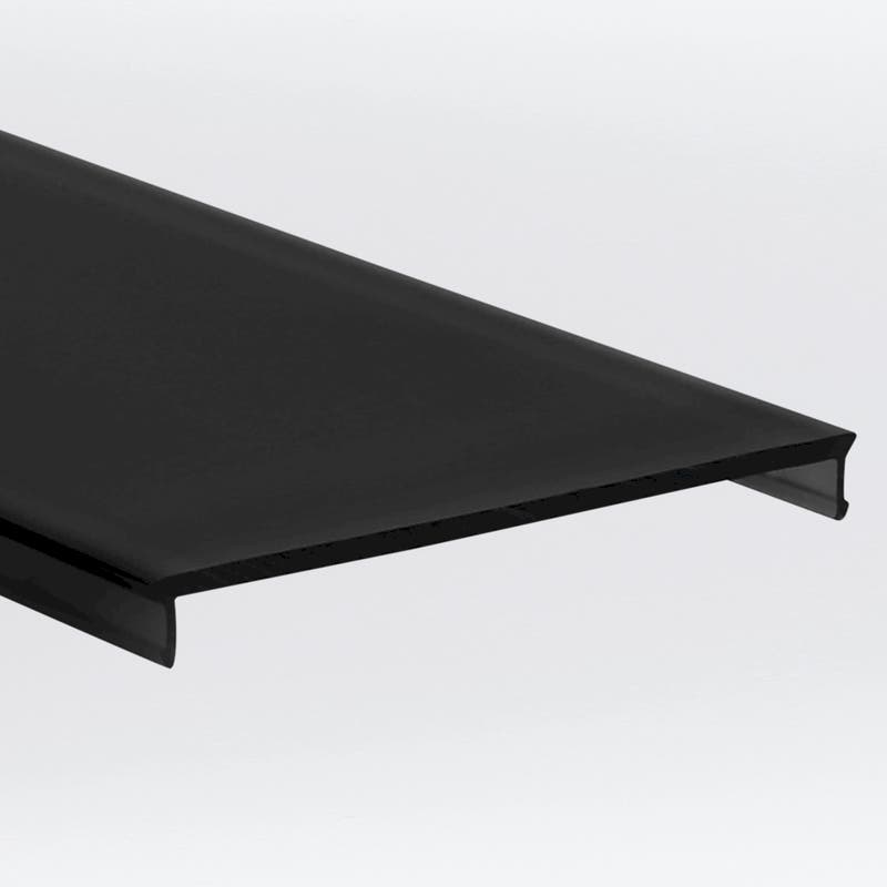 Plastic Cover L-Line Flat, 3m Svart - PROLED | Bellalite Plastic Cover L-Line Flat, 3m Svart - PROLED | Bellalite
