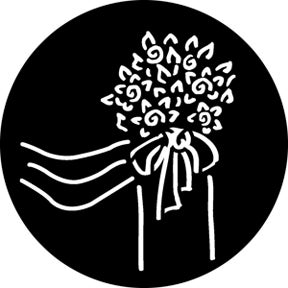 Floral Decoration 2 Metallgobo, (50mm/38mm) - Rosco | Bellalite