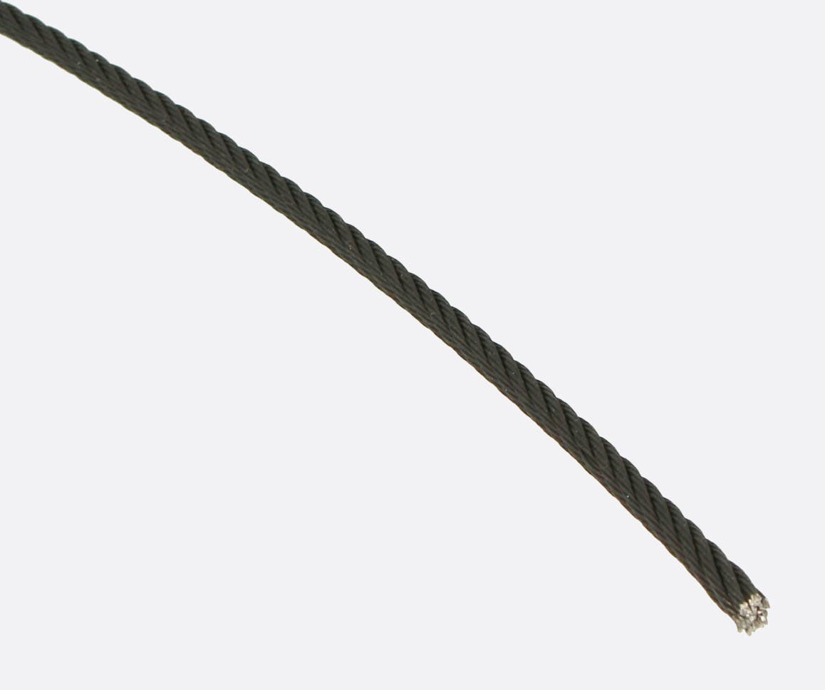 Doughty Flexible Wire Rope 100m x 5mm Svart - Doughty | Bellalite Doughty Flexible Wire Rope 100m x 5mm Svart - Doughty | Bellalite