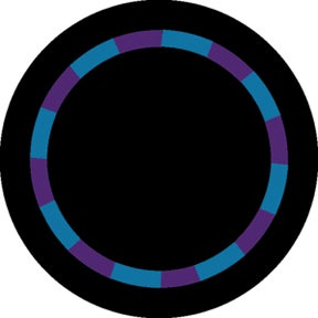 Purple/Teal Color Swirl - Rosco | Bellalite Purple/Teal Color Swirl - Rosco | Bellalite