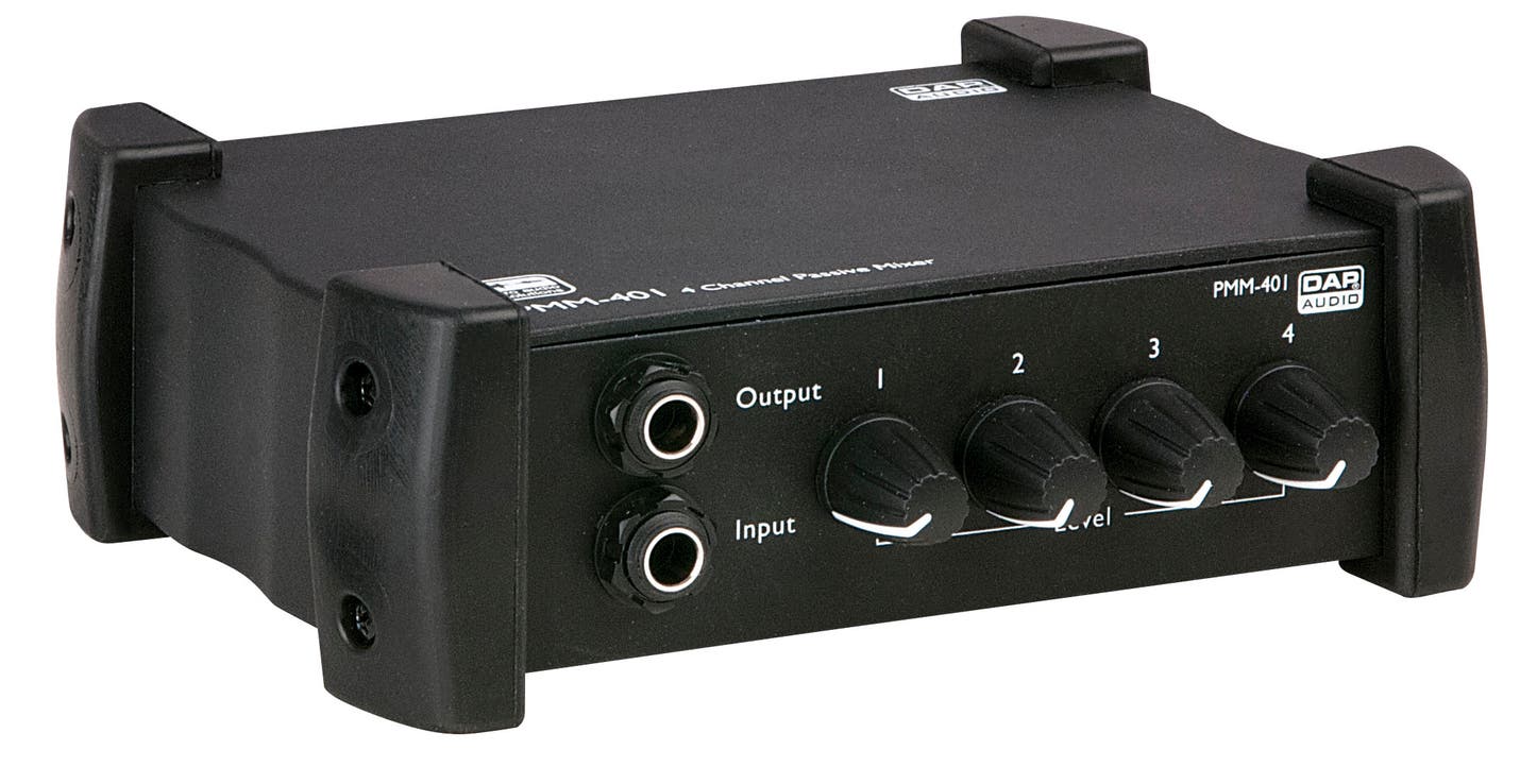 PMM-401 4 Channel Passive Mixer - DAP | Bellalite PMM-401 4 Channel Passive Mixer - DAP | Bellalite