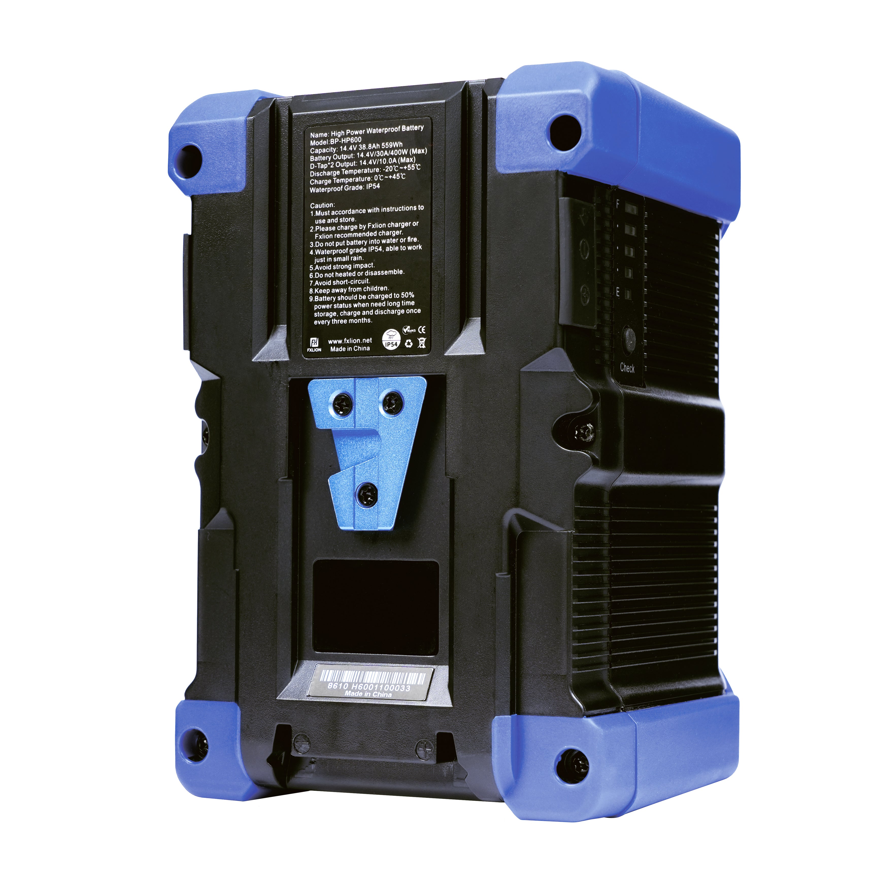 FXLION Brick Battery 14.4V / 559Wh V-Mount High Power Waterproof Battery  - FXLION | Bellalite