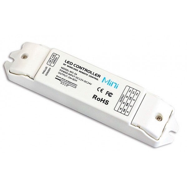 Mottagare med fjärrkontroll, 12-24V DC, CT 2CH x 3A, Max 72W (12V) / 144W (24V) - LTECH | Bellalite