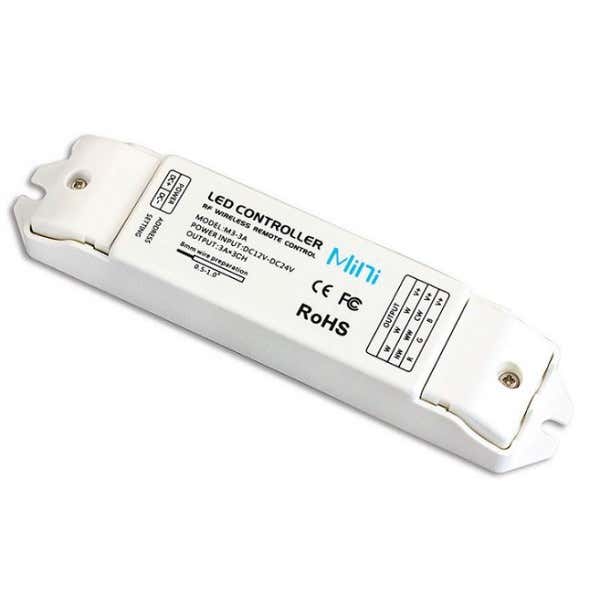 Mottagare med fjärrkontroll, 12-24V DC, CT 2CH x 3A, Max 72W (12V) / 144W (24V) - LTECH | Bellalite Mottagare med fjärrkontroll, 12-24V DC, CT 2CH x 3A, Max 72W (12V) / 144W (24V) - LTECH | Bellalite