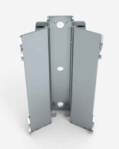 Admiral Woodpecker Tree/Pole Bracket Silver - Admiral Staging | Bellalite Admiral Woodpecker Tree/Pole Bracket Silver - Admiral Staging | Bellalite