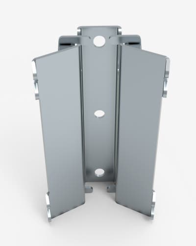 Admiral Woodpecker Tree/Pole Bracket Silver - Admiral Staging | Bellalite Admiral Woodpecker Tree/Pole Bracket Silver - Admiral Staging | Bellalite