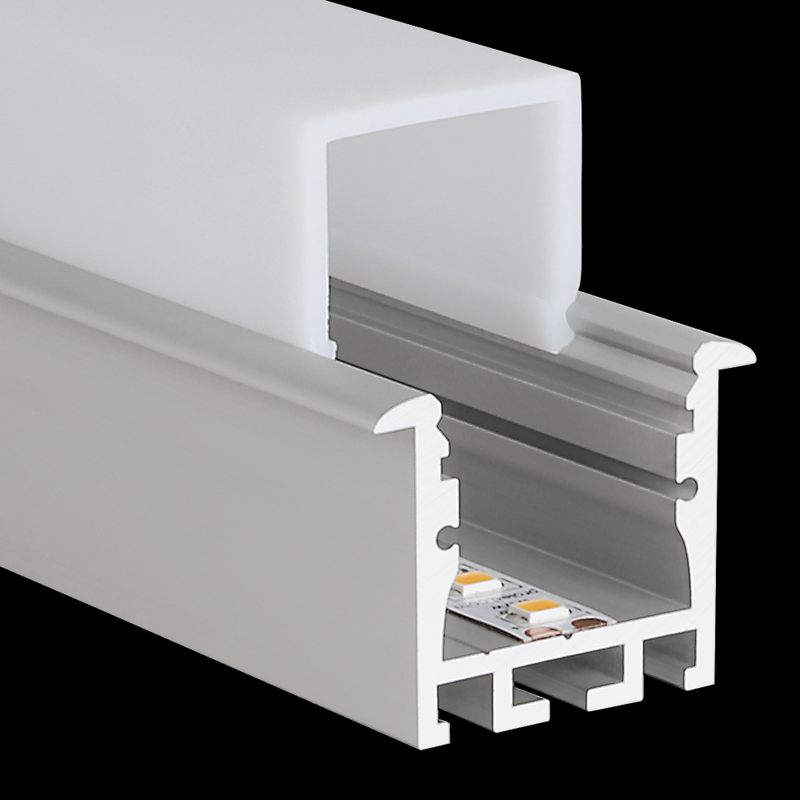 Aluminiumprofil M-Line Rec 24, 5m - PROLED | Bellalite