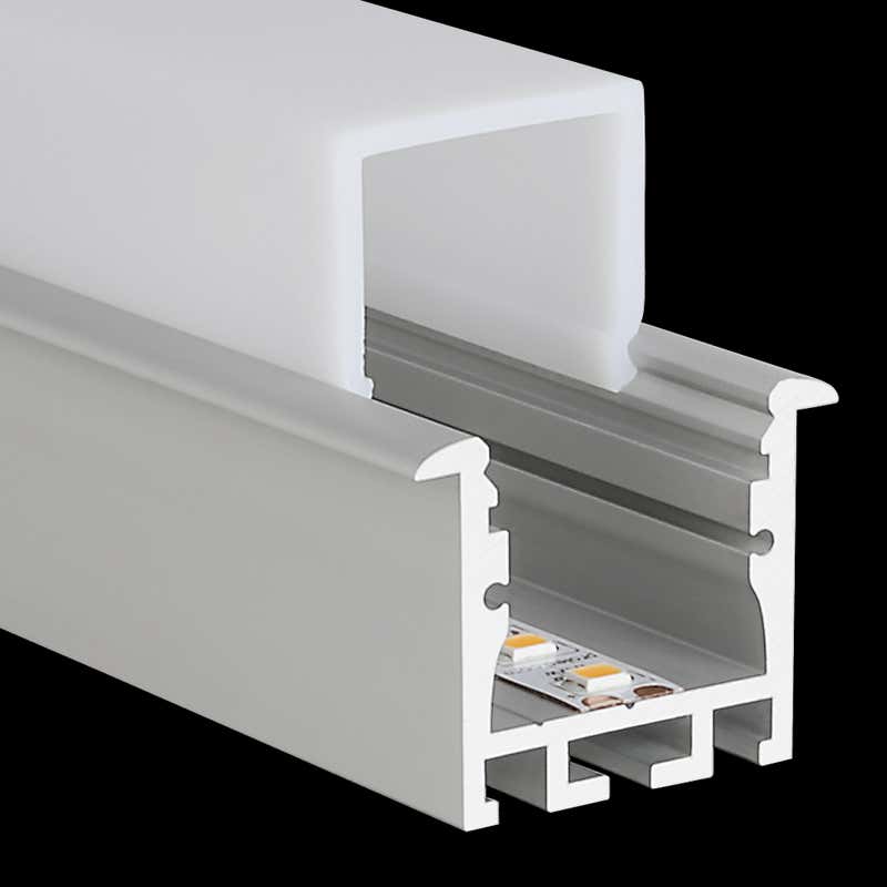 Aluminiumprofil M-Line Rec 24, 5m - PROLED | Bellalite Aluminiumprofil M-Line Rec 24, 5m - PROLED | Bellalite