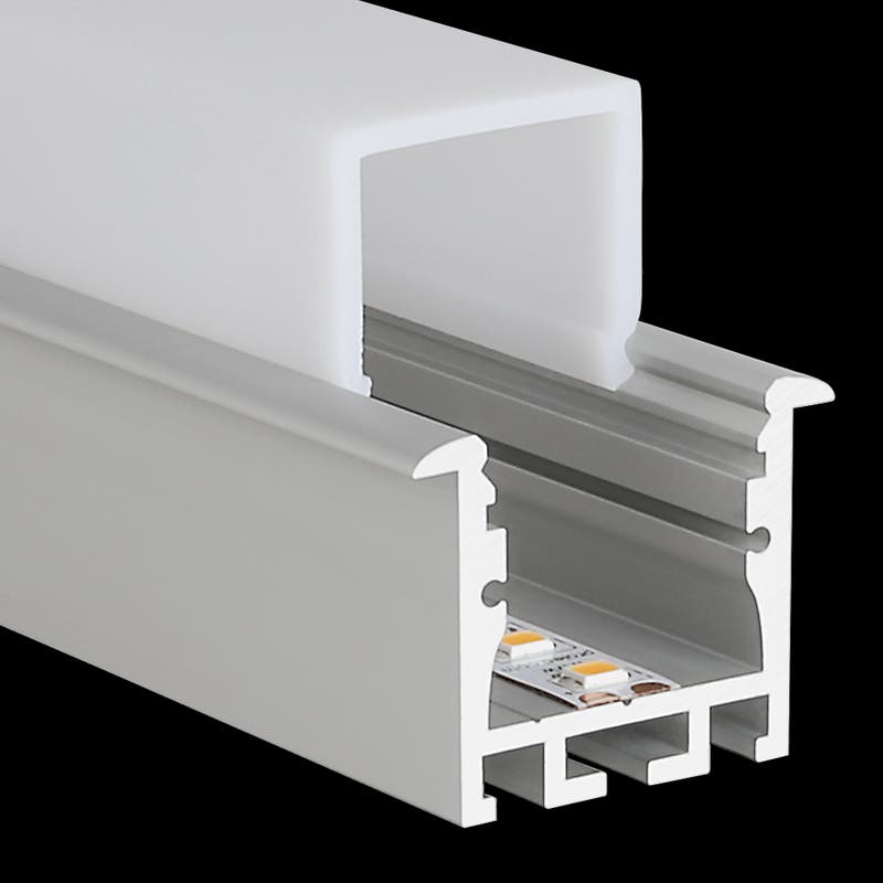 Aluminiumprofil M-Line Rec 24, 5m - PROLED | Bellalite Aluminiumprofil M-Line Rec 24, 5m - PROLED | Bellalite