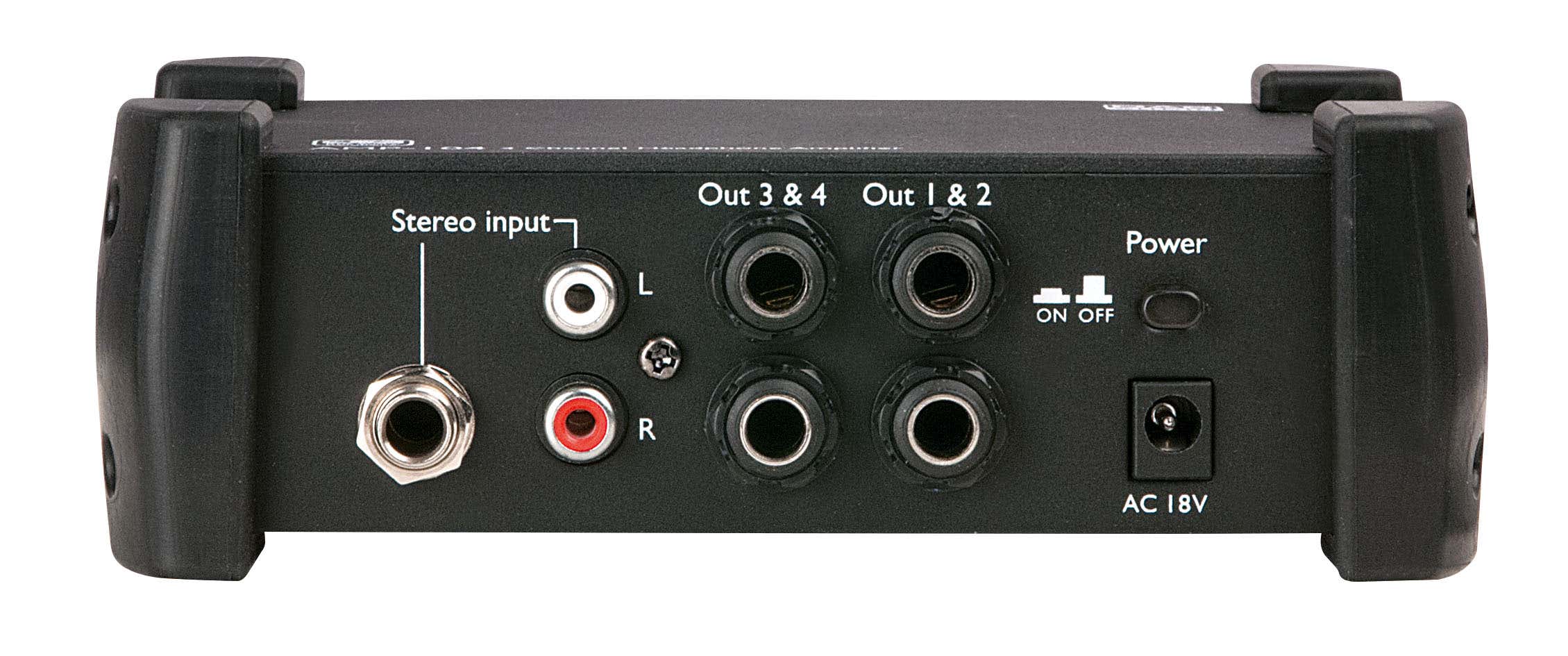 AMP-104 4 Channel Headphone Amplifier - DAP | Bellalite AMP-104 4 Channel Headphone Amplifier - DAP | Bellalite