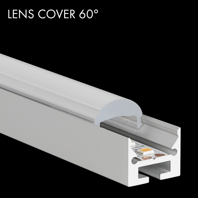 Aluminiumprofil S-Line Low 24, 2m Alu - PROLED | Bellalite