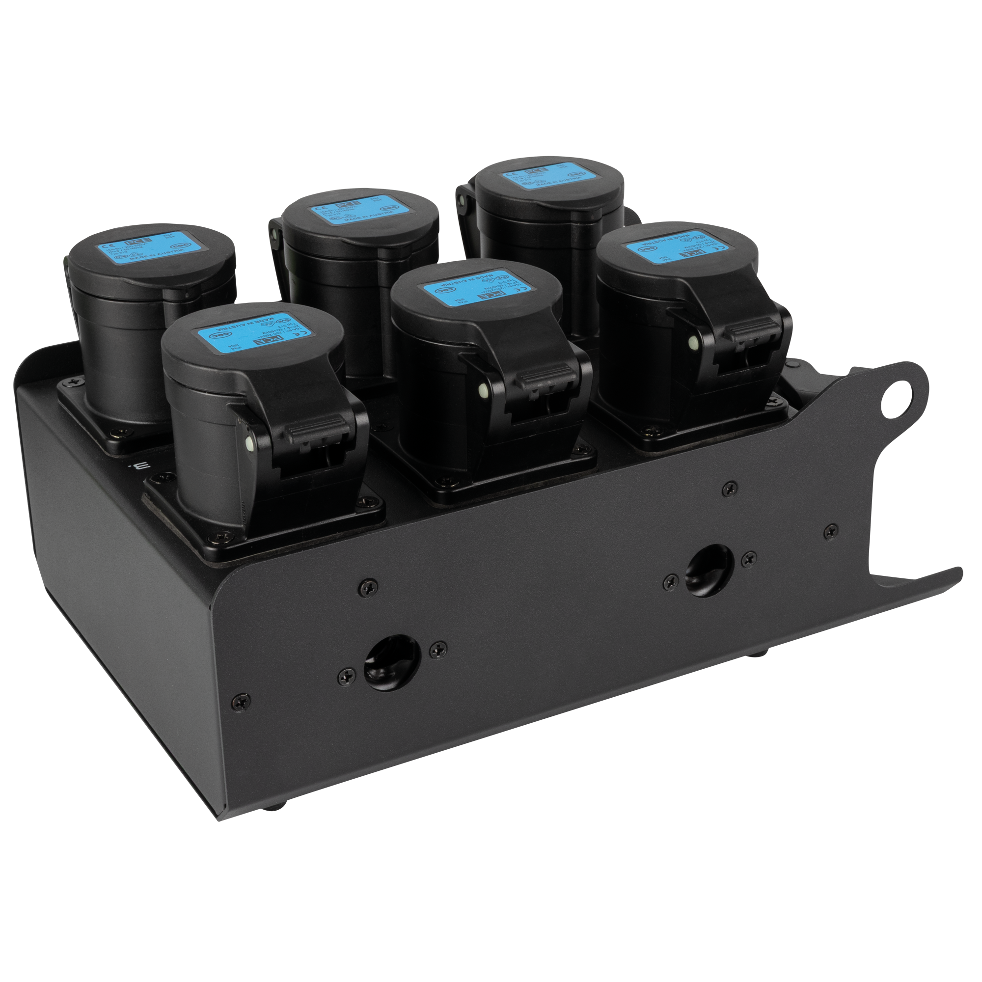 PowerCore 1m.6c 16-Pin Harting IN / 6x CEE 16A(1p) UT - Showgear | Bellalite