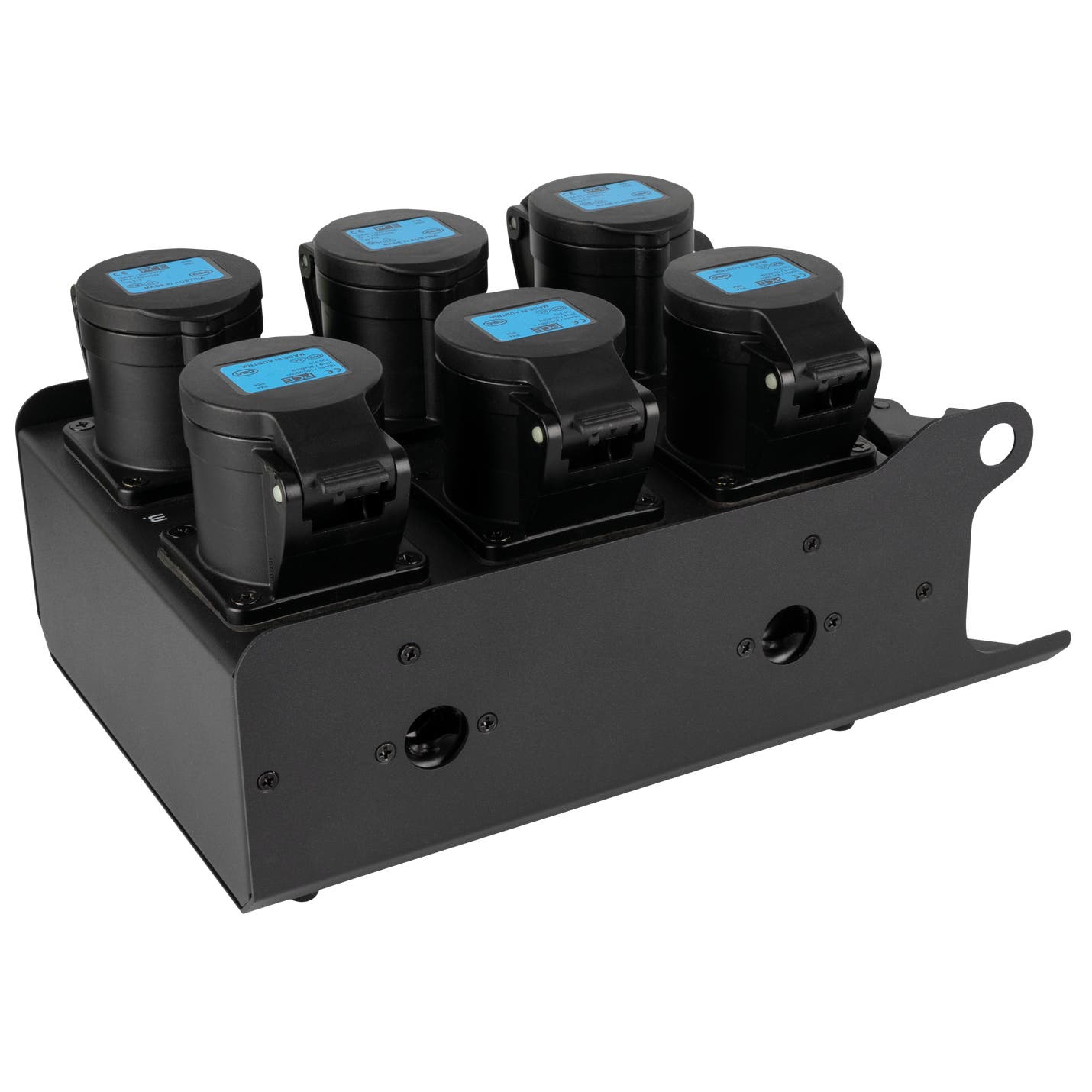 PowerCore 1m.6c 16-Pin Harting IN / 6x CEE 16A(1p) UT - Showgear | Bellalite PowerCore 1m.6c 16-Pin Harting IN / 6x CEE 16A(1p) UT - Showgear | Bellalite