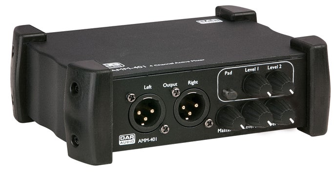 AMM-401 4 Channel Active Mixer - DAP | Bellalite AMM-401 4 Channel Active Mixer - DAP | Bellalite