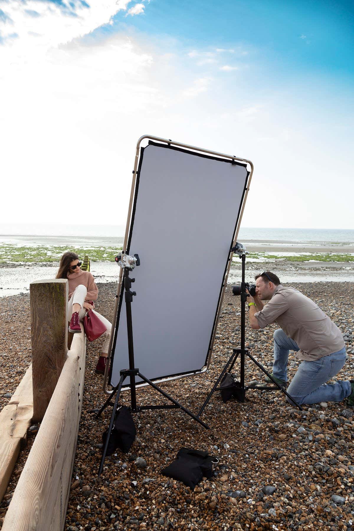 Manfrotto Pro Scrim All In One Kit Med 1,1m x 2m - Manfrotto | Bellalite Manfrotto Pro Scrim All In One Kit Med 1,1m x 2m - Manfrotto | Bellalite