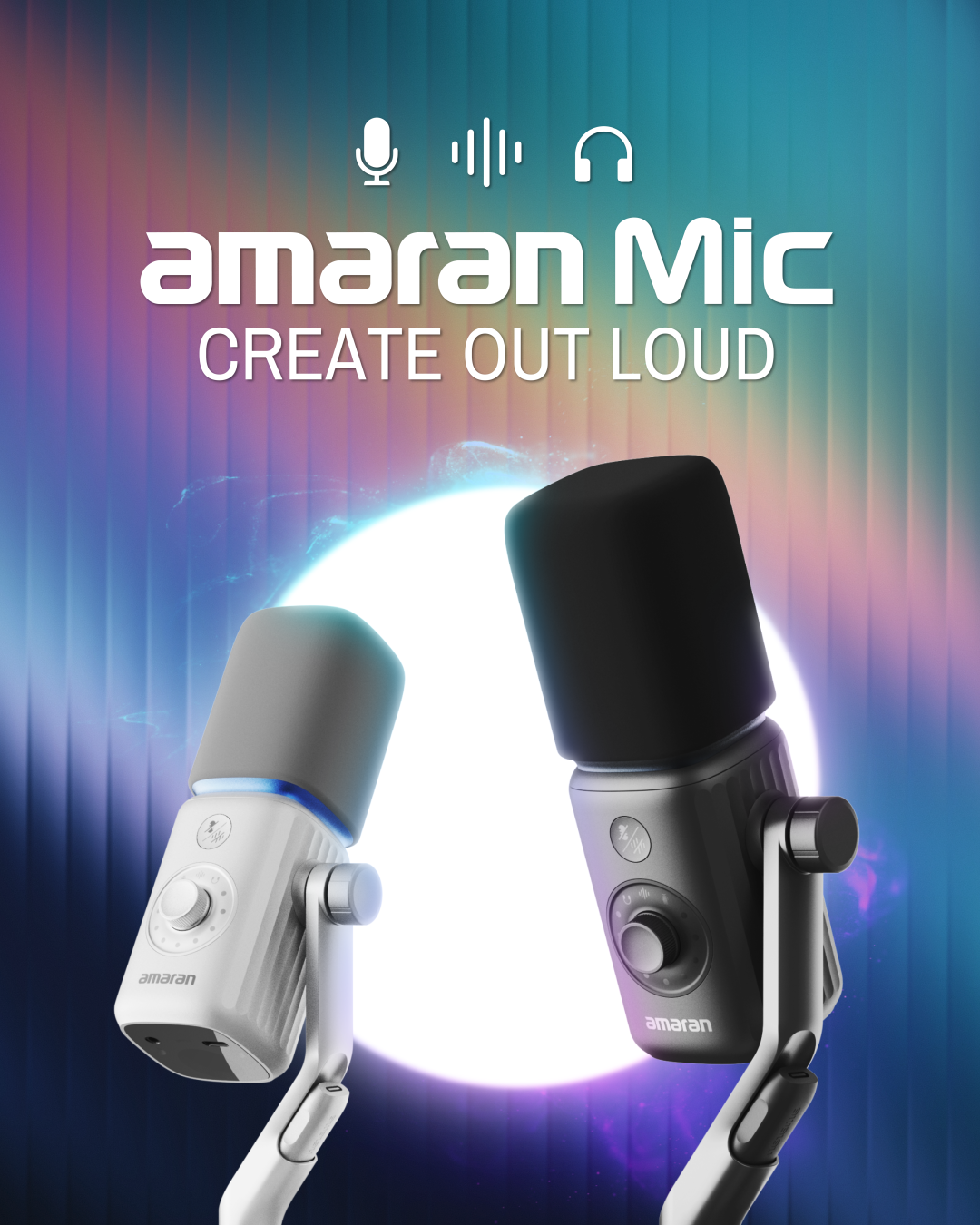 Amaran Mic Desktop Stand Kit Mörkgrå - AMARAN | Bellalite