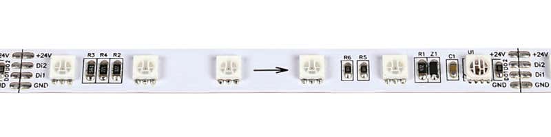 Flex Strip Digital 60 Seg - 24V, per meter 24V - PROLED | Bellalite Flex Strip Digital 60 Seg - 24V, per meter 24V - PROLED | Bellalite