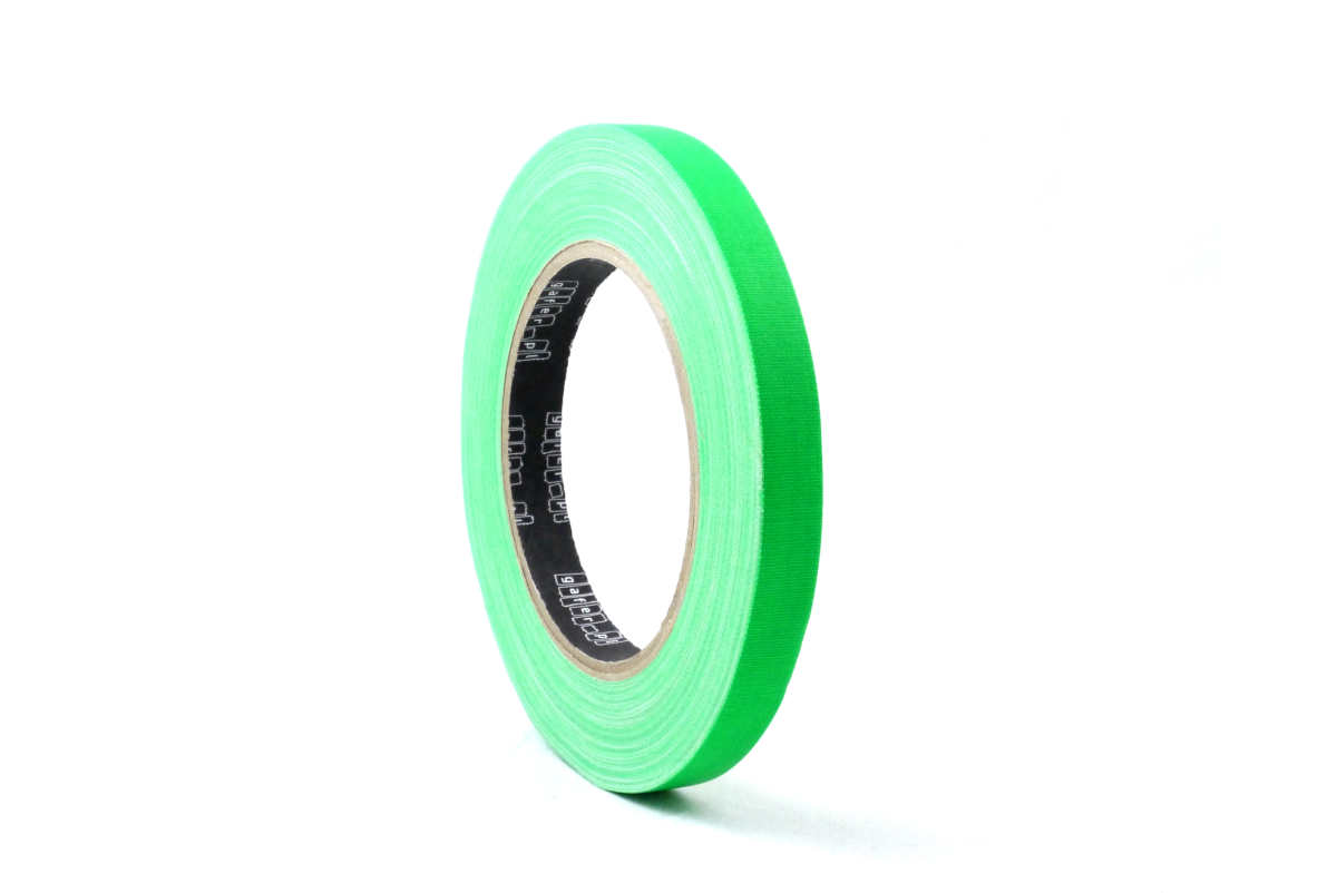 Pro Fluorescent Tape 12mm x 25m Grön - Gafer.pl | Bellalite