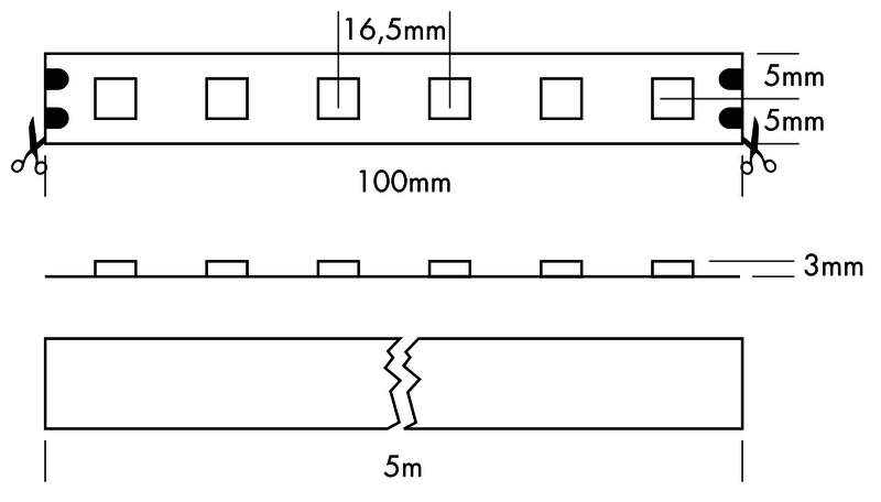 Flex Strip IP53 HD Mono 5m - PROLED | Bellalite