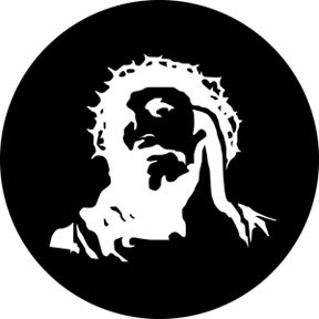 Christ Agony Metallgobo,  E-Size (37,5mm) - Rosco | Bellalite