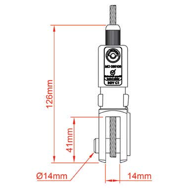 Reutlinger 50SV II m. Fork 4mm - 80kg / 5mm - 130kg - Doughty | Bellalite Reutlinger 50SV II m. Fork 4mm - 80kg / 5mm - 130kg - Doughty | Bellalite