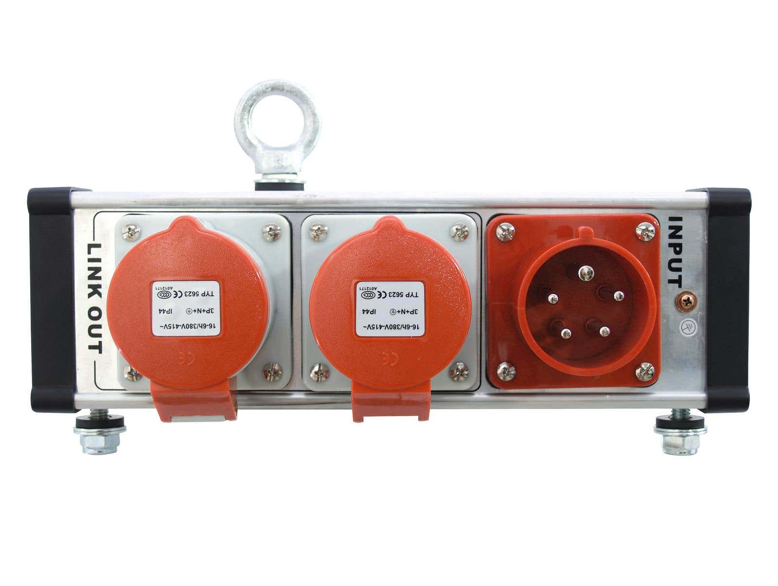 Power Split Box SAB-322 CEE 32A 5P IN / 2x CEE 32A 5P UT - Eurolite | Bellalite Power Split Box SAB-322 CEE 32A 5P IN / 2x CEE 32A 5P UT - Eurolite | Bellalite