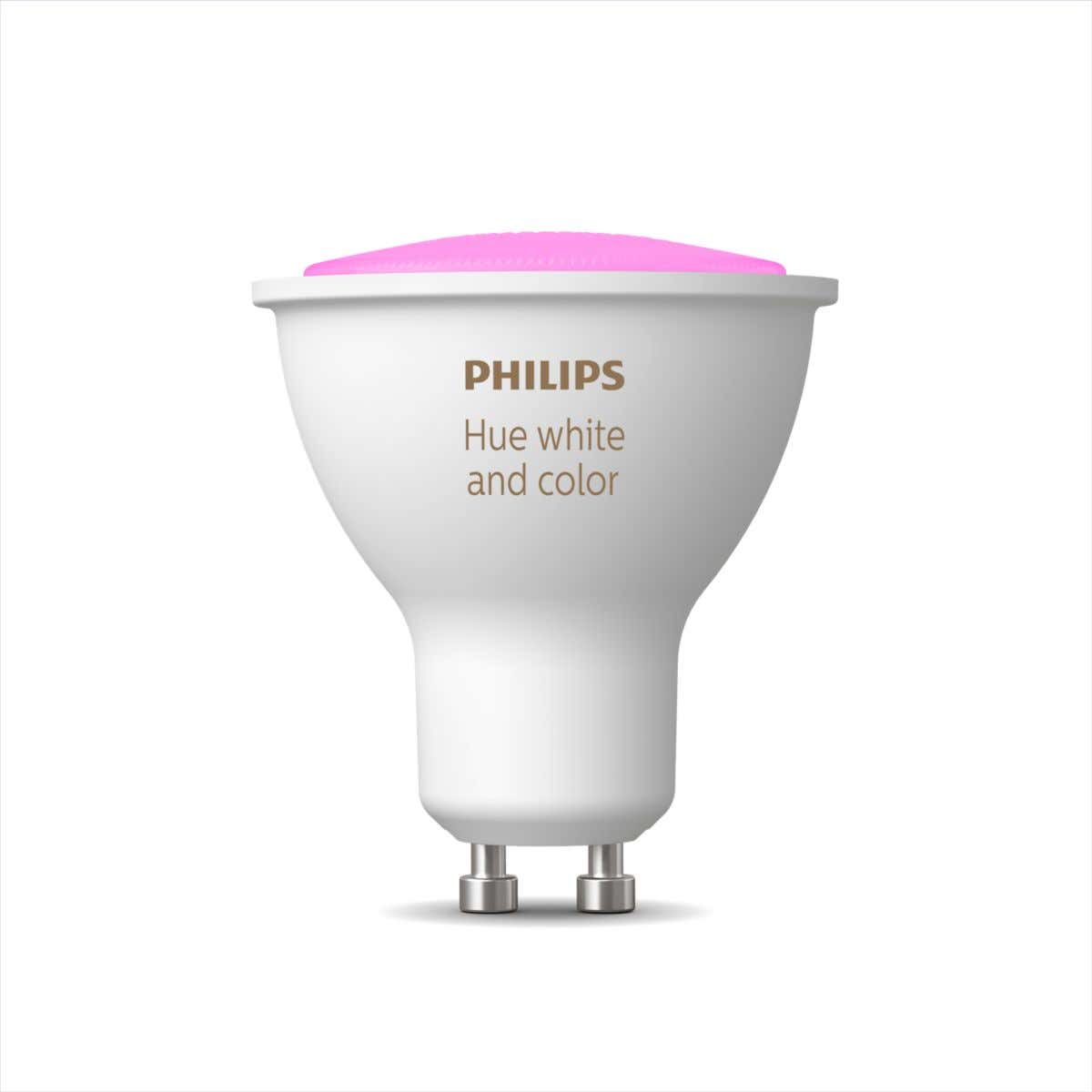 Philips Hue White & Color GU10 6W 2000K-6500K + 16 million colors - Philips Hue | Bellalite Philips Hue White & Color GU10 6W 2000K-6500K + 16 million colors - Philips Hue | Bellalite