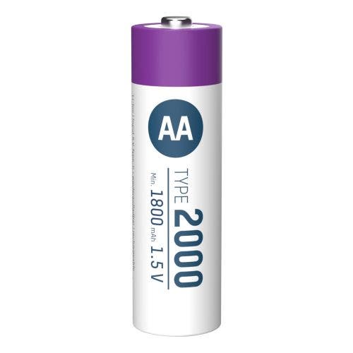 Li-ion Rechargeable battery AA 1800mAh 4-pack - Ansmann | Bellalite Li-ion Rechargeable battery AA 1800mAh 4-pack - Ansmann | Bellalite