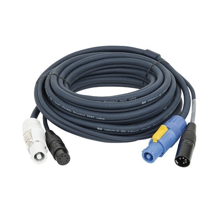 Hybridkabel, Neutrik Powercon / XLR 5-pin - DAP | Bellalite