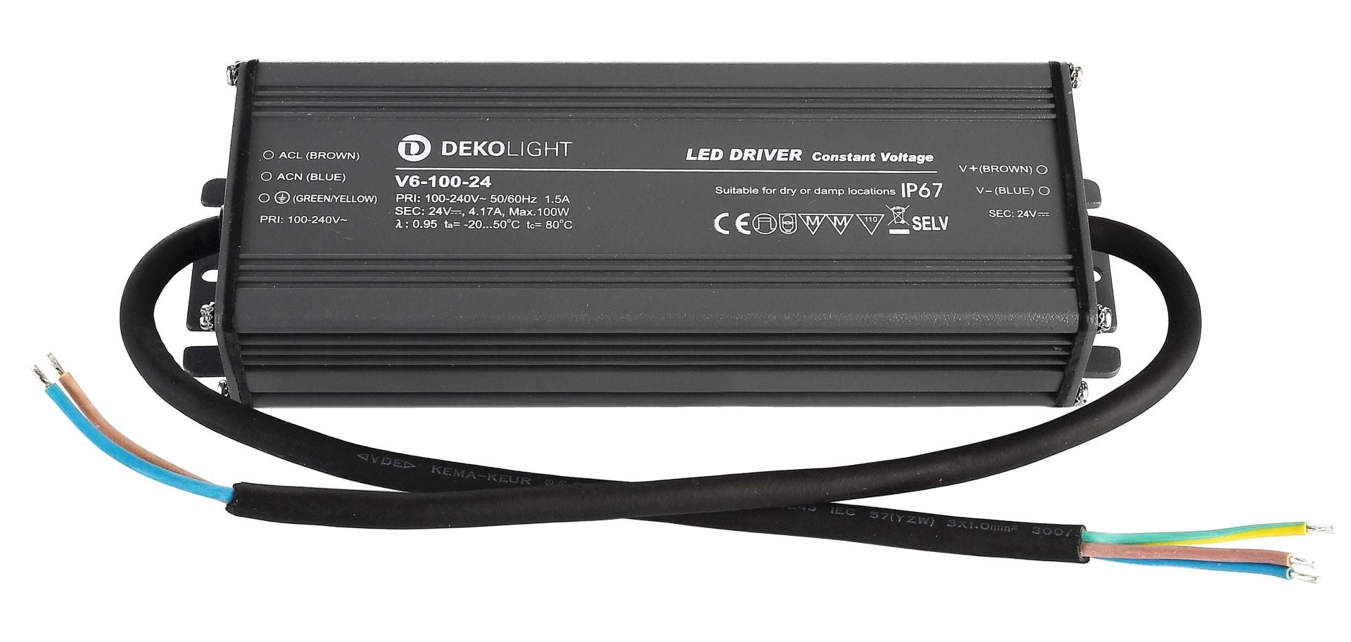Deko-Light V6-100-24 24V 100W IP67 - Deko-Light | Bellalite