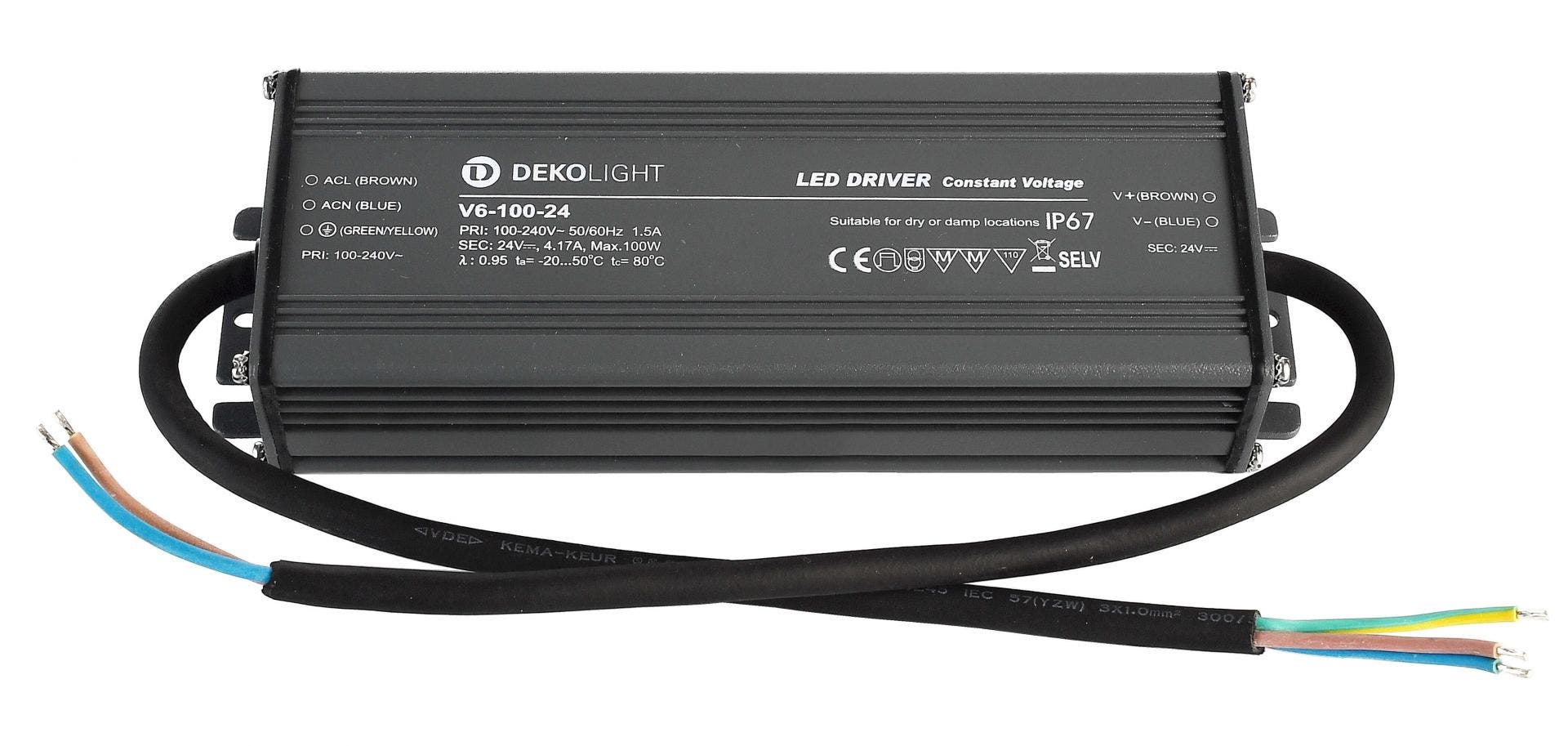Deko-Light V6-100-24 24V 100W IP67 - Deko-Light | Bellalite Deko-Light V6-100-24 24V 100W IP67 - Deko-Light | Bellalite