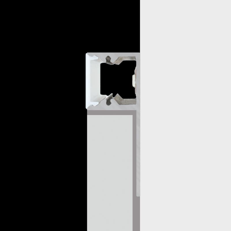 Aluminiumprofil S-Line Tiles 13mm, 2m Svart - PROLED | Bellalite Aluminiumprofil S-Line Tiles 13mm, 2m Svart - PROLED | Bellalite