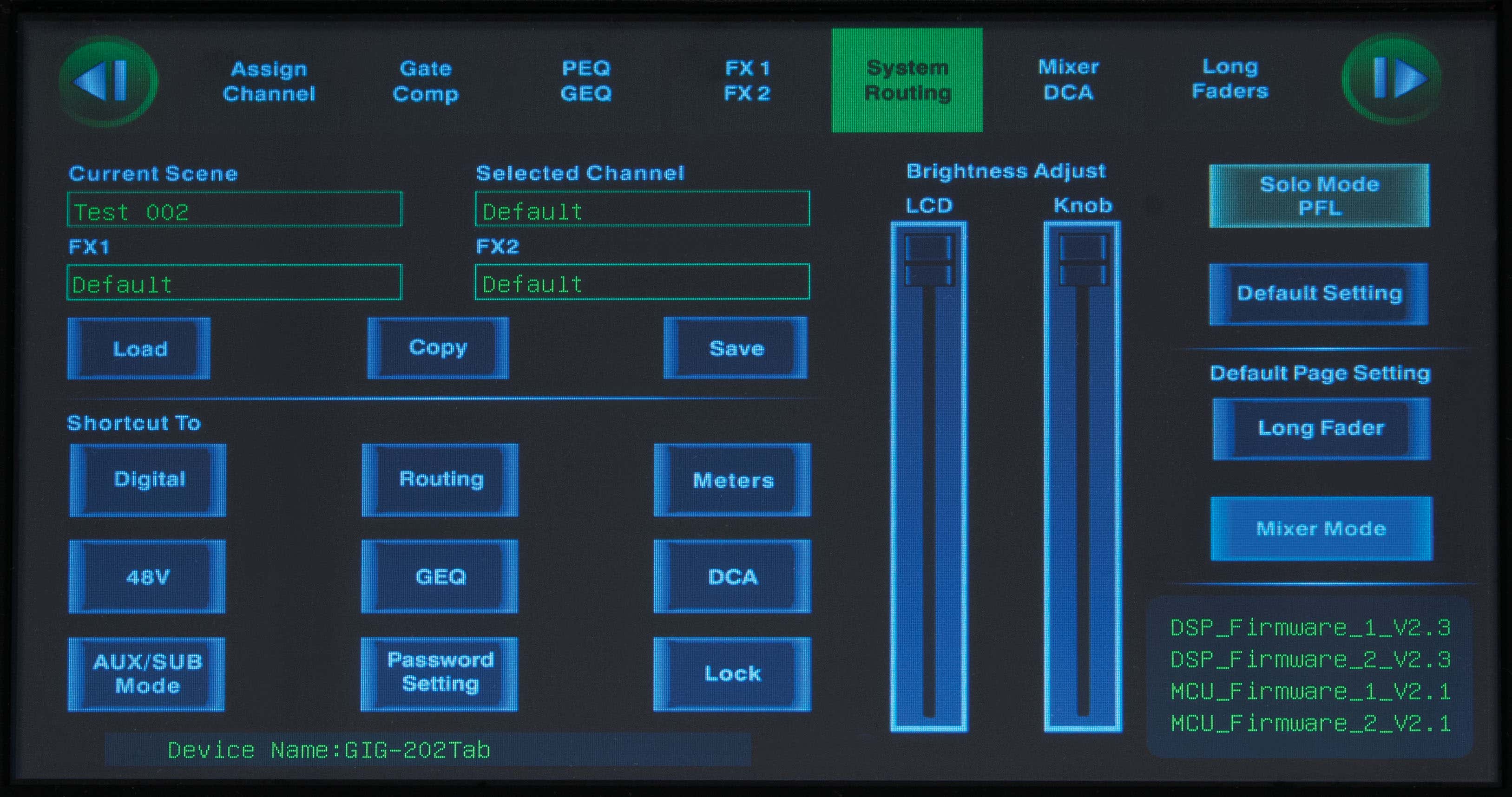 Ljudmixer DAP GIG-202TAB 20 Channel Digital Mixer with dynamics + DSP - DAP | Bellalite Ljudmixer DAP GIG-202TAB 20 Channel Digital Mixer with dynamics + DSP - DAP | Bellalite