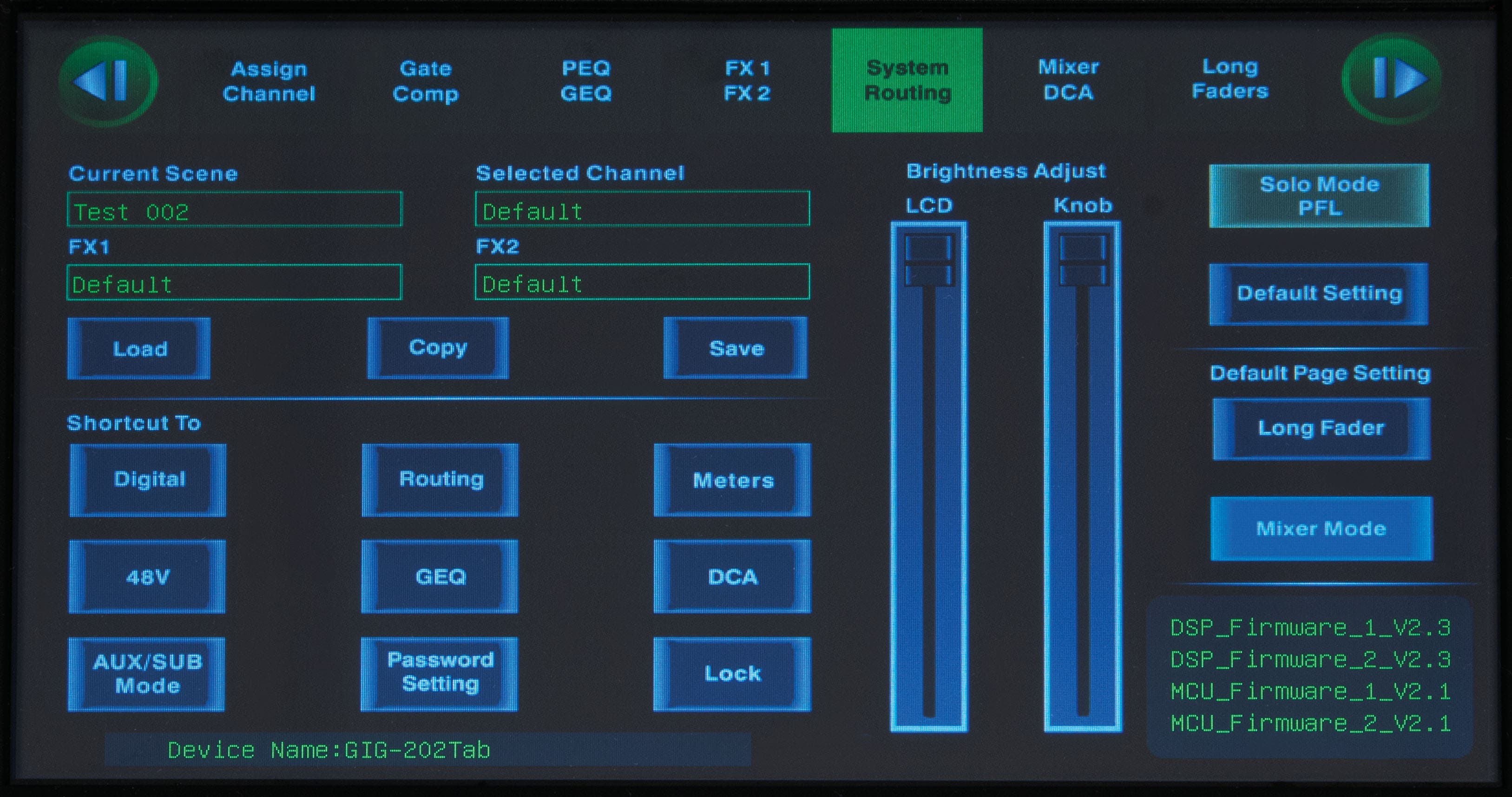Ljudmixer DAP GIG-202TAB 20 Channel Digital Mixer with dynamics + DSP - DAP | Bellalite Ljudmixer DAP GIG-202TAB 20 Channel Digital Mixer with dynamics + DSP - DAP | Bellalite