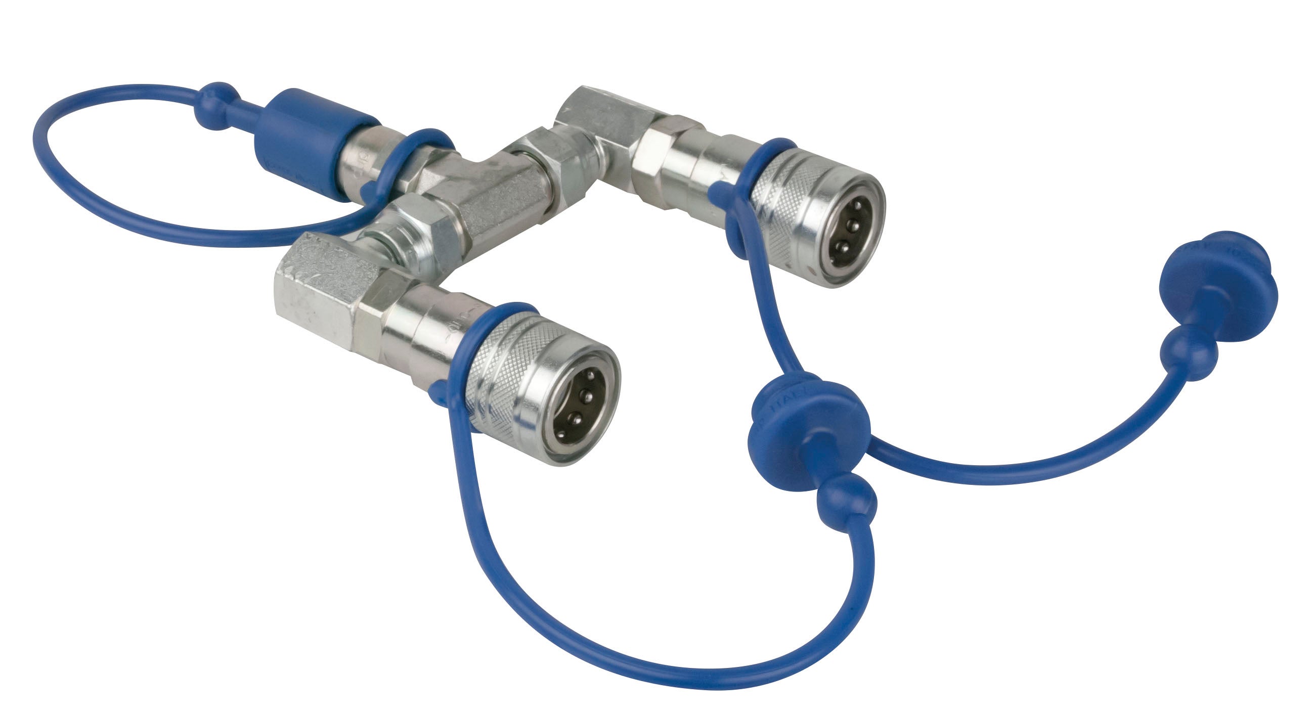 FX CO2 3/8 Qlock 2-way splitter - Showtec | Bellalite