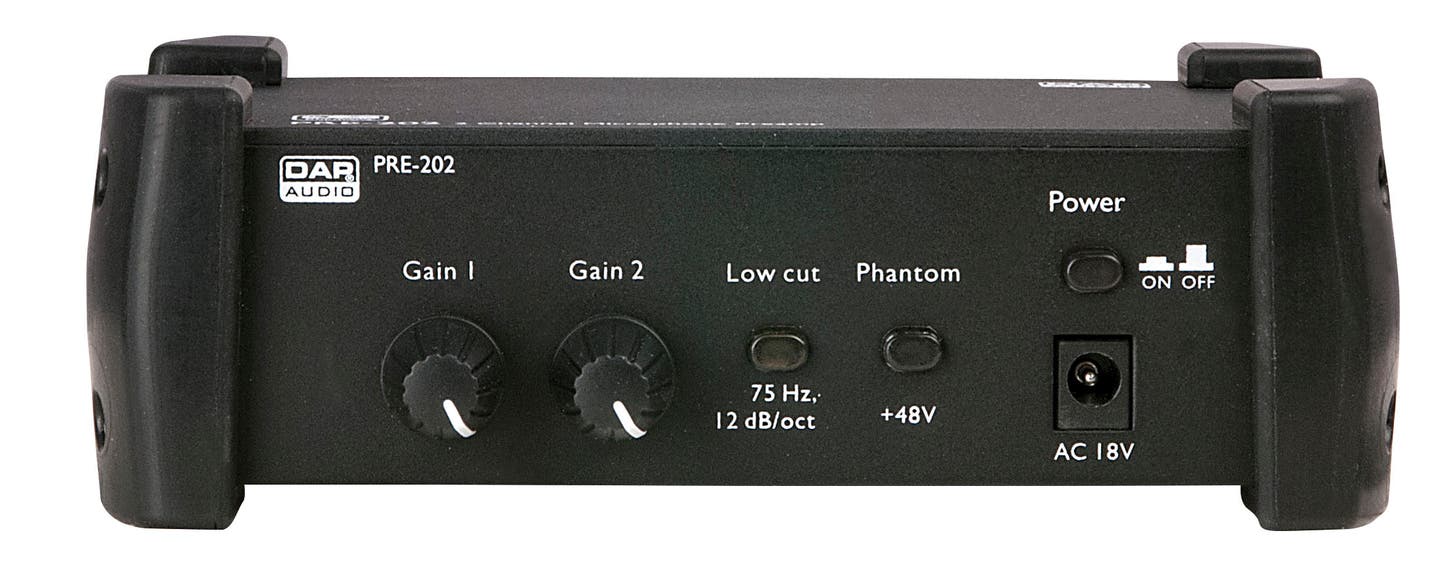 PRE-202 2 Channel Microphone Preamp - DAP | Bellalite PRE-202 2 Channel Microphone Preamp - DAP | Bellalite