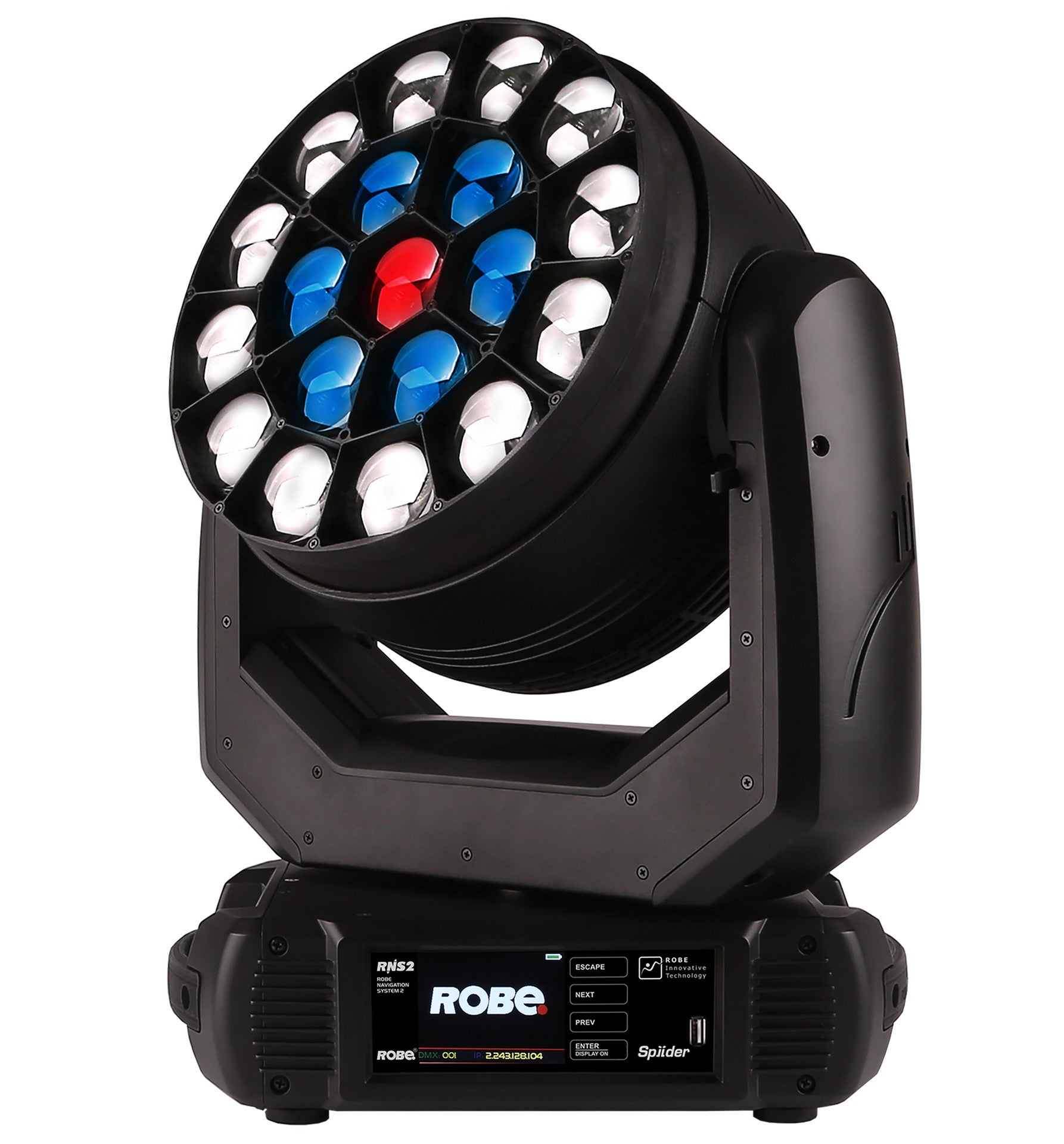 ROBIN Spiider  Wireless, Dual Top Loader Case - Robe | Bellalite