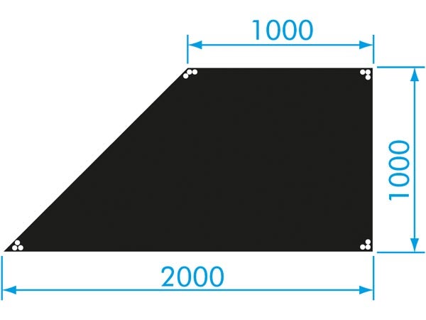 StageDex Basicline 200x100x100cm Vänster - Prolyte | Bellalite StageDex Basicline 200x100x100cm Vänster - Prolyte | Bellalite