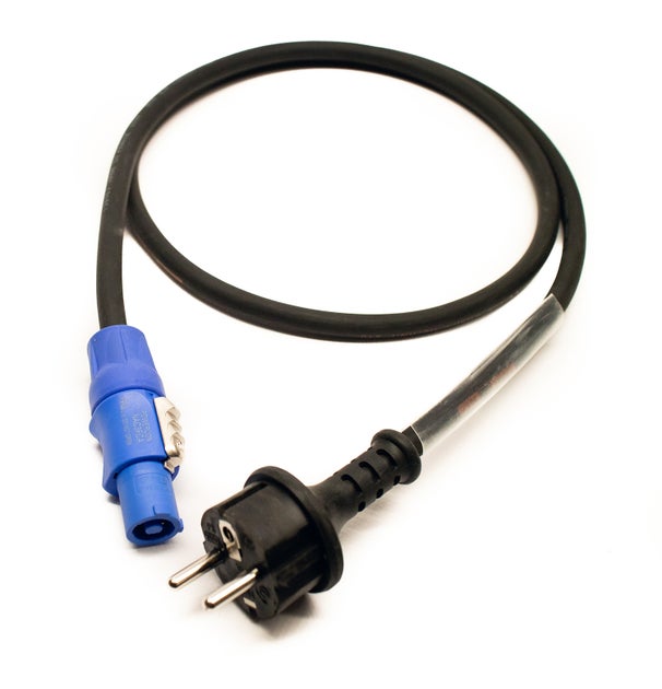 Nätkabel Titanex Schuko - Powercon - Prolite | Bellalite Nätkabel Titanex Schuko - Powercon - Prolite | Bellalite